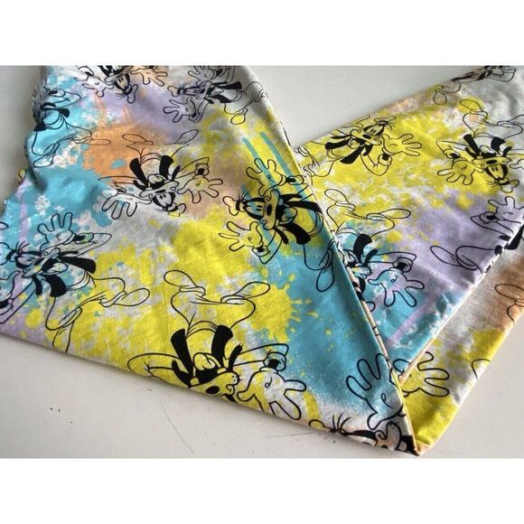 Disney Parks Men's Sz L Splatter Goofy Jogger Lounge Pants Elastic Drawstring - Picture 15 of 16